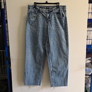 Women's Wild Fable Mid-Rise 90's Relaxed Straight Heans Size 12 & 10 Medium Wash